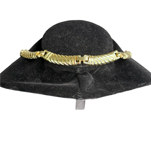 Vintage necklace with rhinestones. In excellent used condition. Neckbone length - Picture 2 of 5